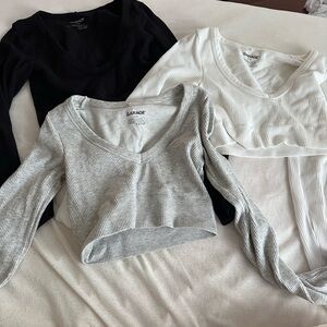 3 garage long sleeves